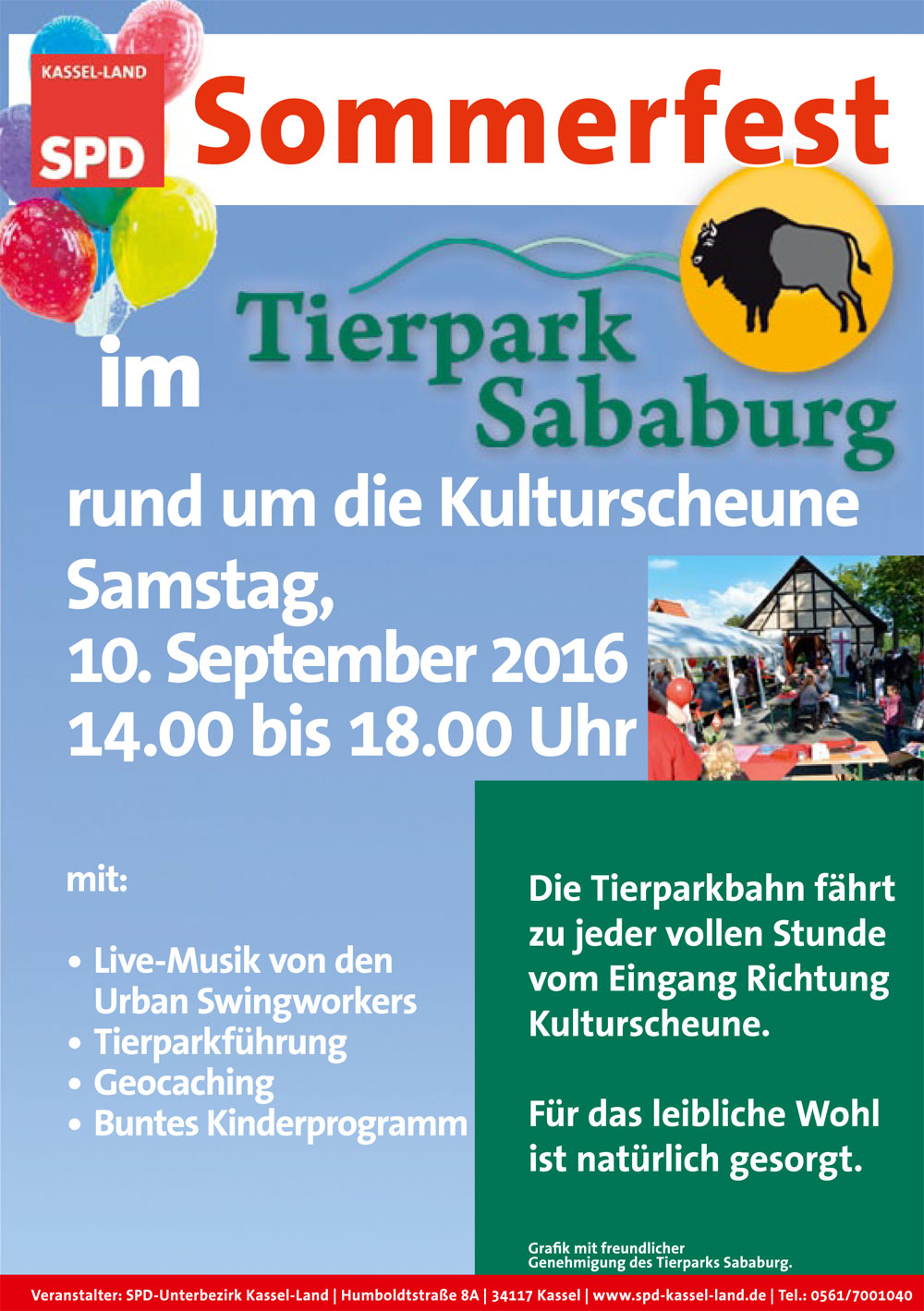 Sommerfest 2016 im Tierpark Sababurg