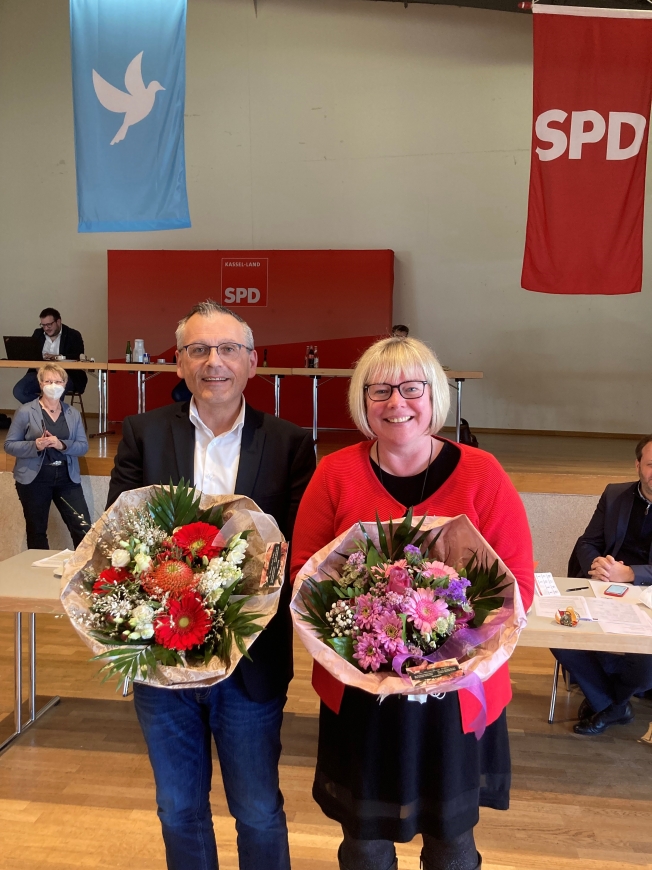 Wiederwahl des UB-Vorsitzendenteam Andreas Siebert und Silke Enger